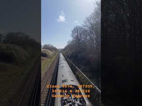 Gatwick Express 387209, 387216 & 387226 #shorts #train #railway #britishrail #gatwickexpress #travel