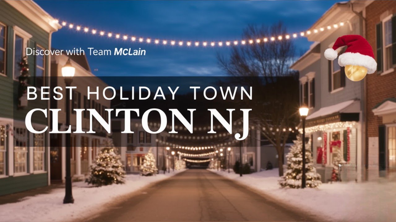 Hunterdon County NJ MAGICAL Holiday TOUR of Clinton, NJ 🎄