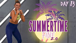 40 Minute Boxing Cardio Workout NO Equipment Needed!  | Summertime Fine 2.0 - Day 83
