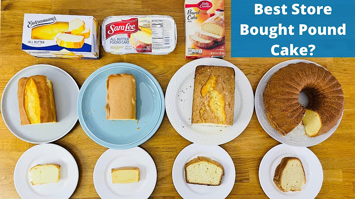 How long does store-bought pound cake last