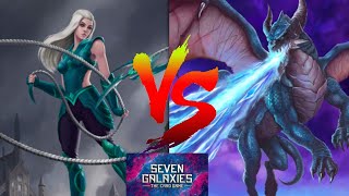 AMAZONAS VS. DRAGÕES!!! Partida do card game Seven Galaxies. screenshot 4
