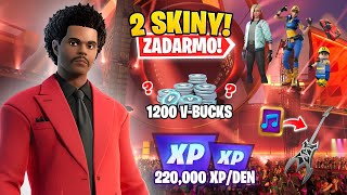 RYCHLÝ LEVEL 100 v CHAPTER 5! - *ZADARMO* DVA FORTNITE SKINY!