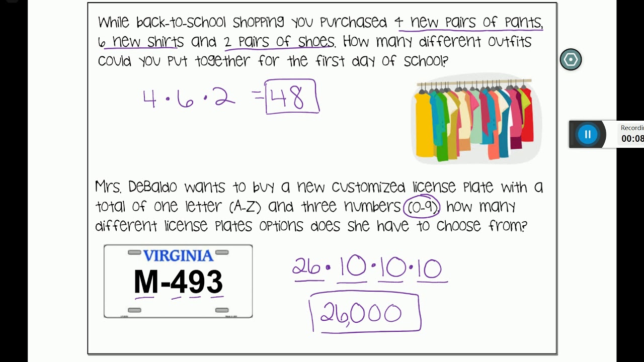 Fundamental Counting Principle - YouTube