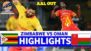 Zimbabwe vs Oman ICC T20 WORLD CUP 2026 MATCH HIGHLIGHTS | ZIM VS OMA 2026