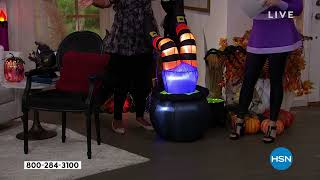 Harvest Lane Witch's Legs 4foot Halloween Inflatable