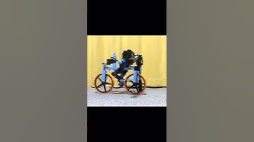 自転車型倒立振子　 #robotics #arduino