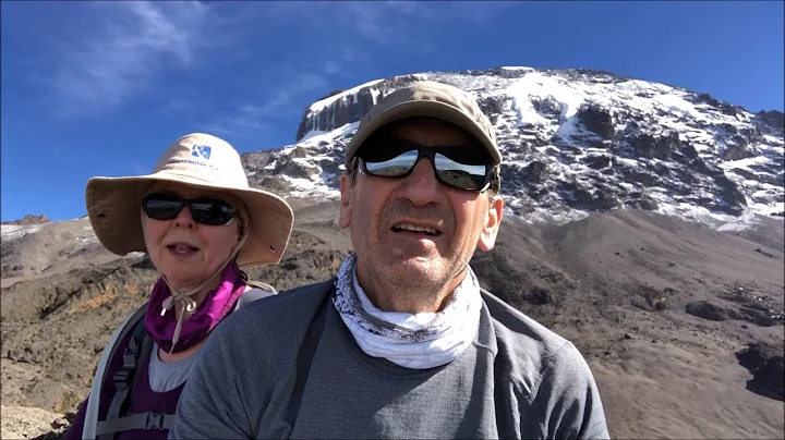 Elma and Dov Climbing the Kilimnjaro