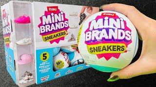 NEW!!😱Mini Brands SNEAKERS!!🧡 ASMR Toy Unboxing #minibrandssneakers , mini brands