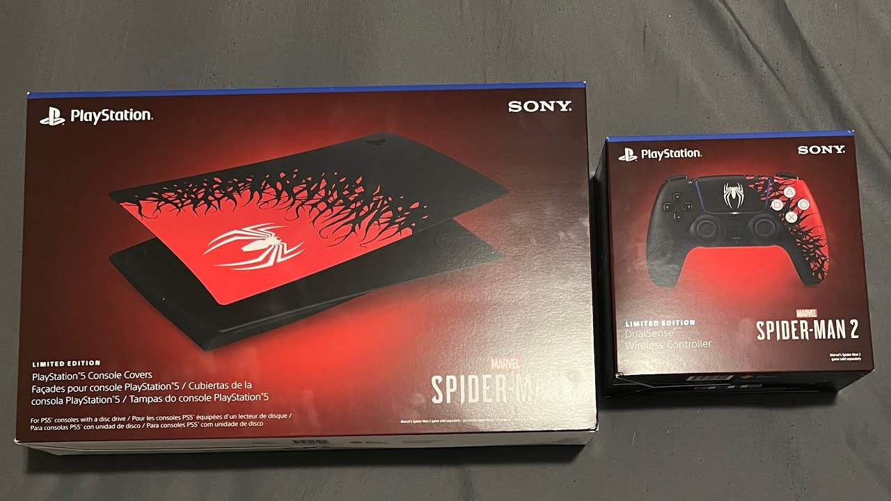 Tampas do console PlayStation®5 – Marvel's Spider-Man 2 Limited