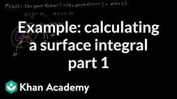 Example of calculating a surface integral part 1 | Multivariable Calculus | Khan Academy