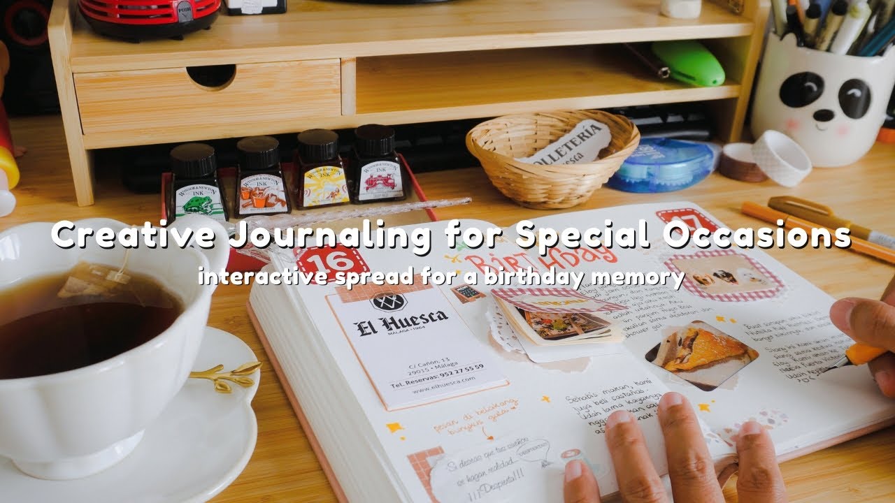 Творческий дневник для особых случаев | Интерактивный разворот для воспоминаний о дне рождения 🎉