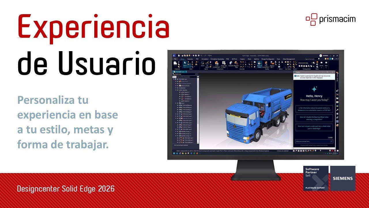 Novedades Designcenter Solid Edge 2026 - Experiencia de usuario - YouTube