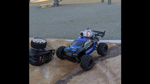 Insta 360 Go on RC Car at playground