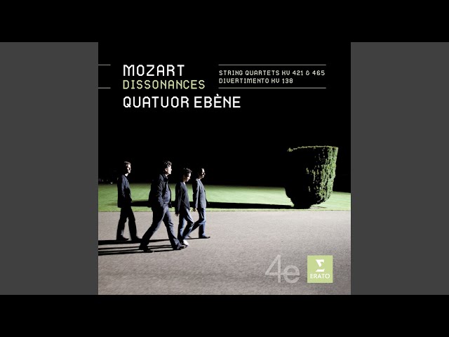 Mozart - Quatuor à cordes n°15:2è mvt : Quatuor Ebène