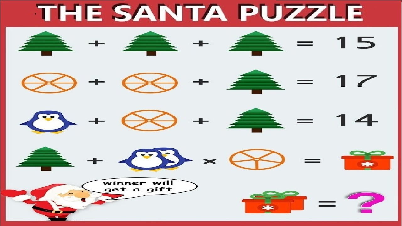 Christmas Picture Riddles With Answers 30 Hard Christmas Riddles With 