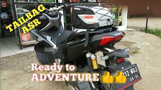Tailbag Tas Motor Touring Harian Adventure ASR Untuk Semua Motor lengkap dengan Cover tas waterproof
