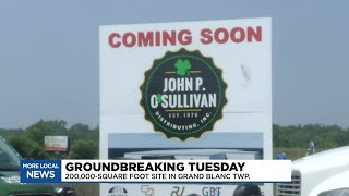 Local distributor breaks ground on new warehouse in Grand Blanc Twp.