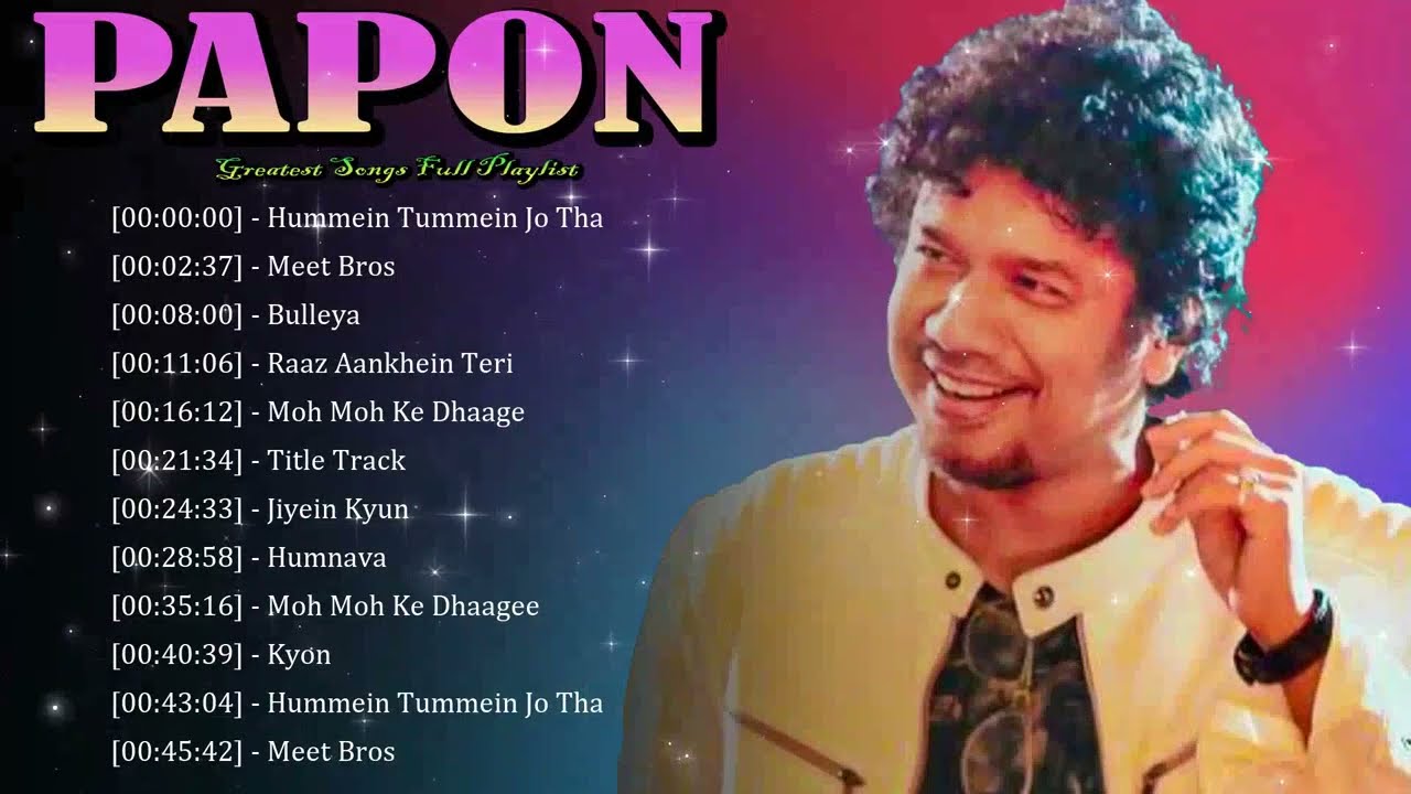 🕊️ Papon – Singing that merges folk, indie, and Bollywood elegance 💎