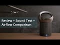 Dyson Pure Cool Me Fan Review + Sound Test/Airflow Comparison with AM06 and Normal Fan