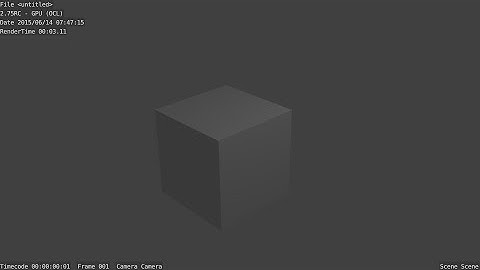 [BLENDER] Trying 2.75RC and Testing AMD OpenCL Rendering