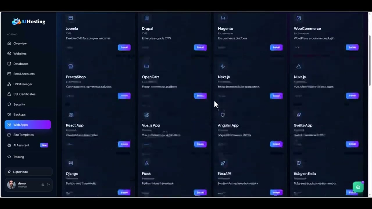 YouTube player