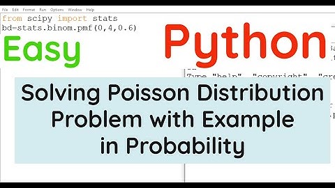 Solving Poisson Distribution Probability Problem in python | The average number of bouquets sold by
