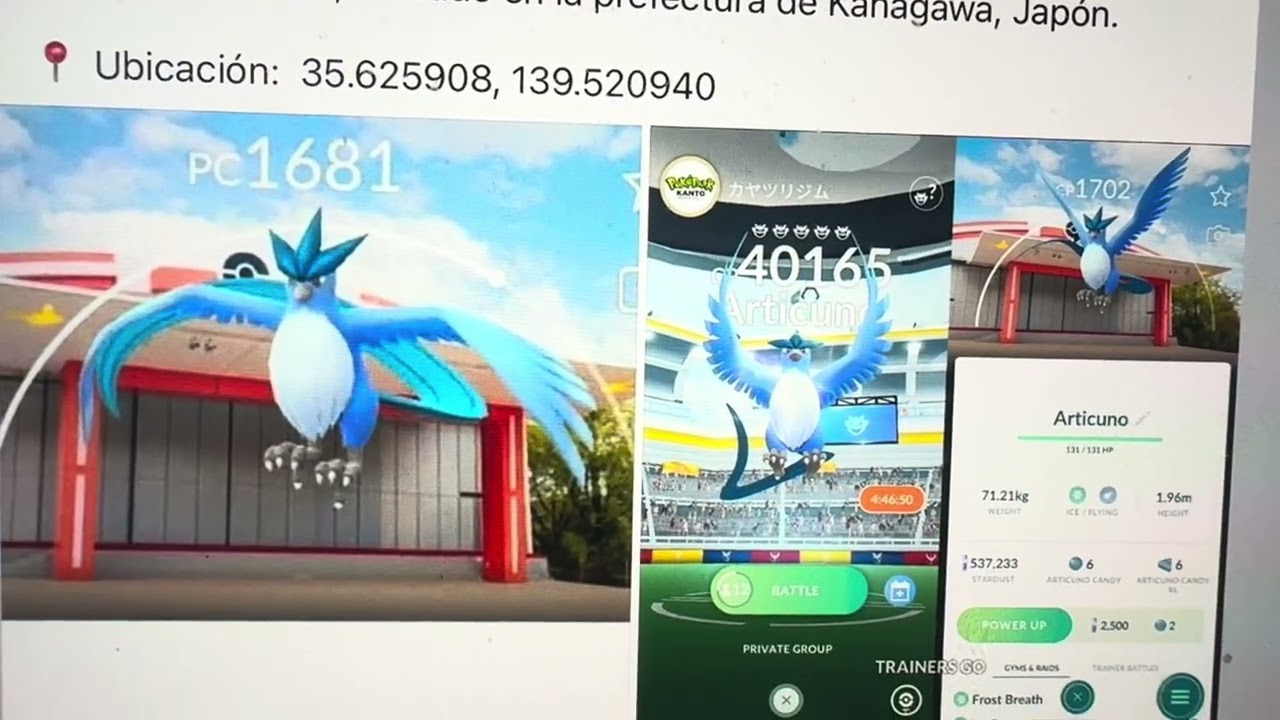 ARTICUNO EN EL POKE PARK DE JAPON EN POKEMON GO ?