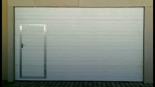 Garage door with Man door