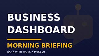 Business Dashboard in Minutes: Muse AI Builds It for You (No Code)