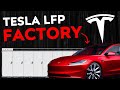 Teslas new lfp battery factory at giga nevada  usa made lfp