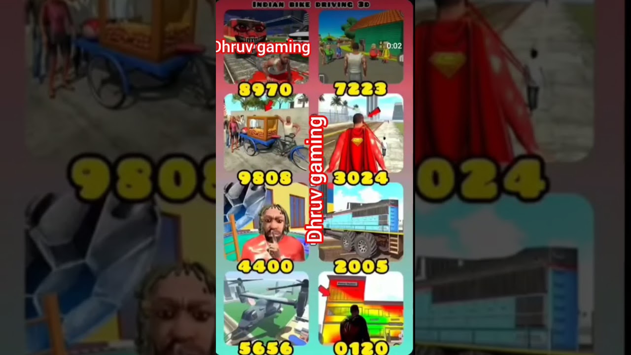 Indian bike driving 3D game ma new cheat code/ Dhruv gaming