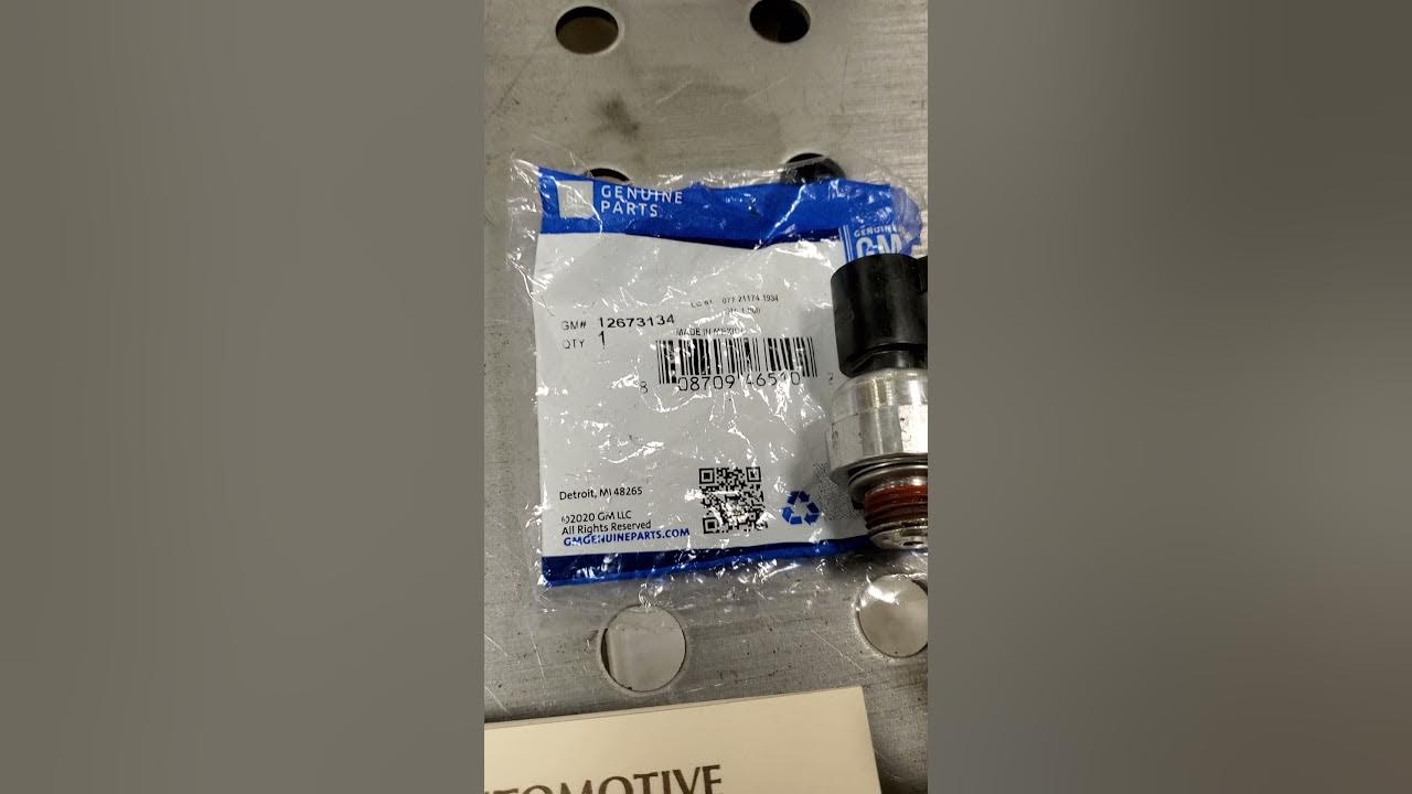 2013 Silverado 5.3L code P0521 engine oil pressure sensor performance