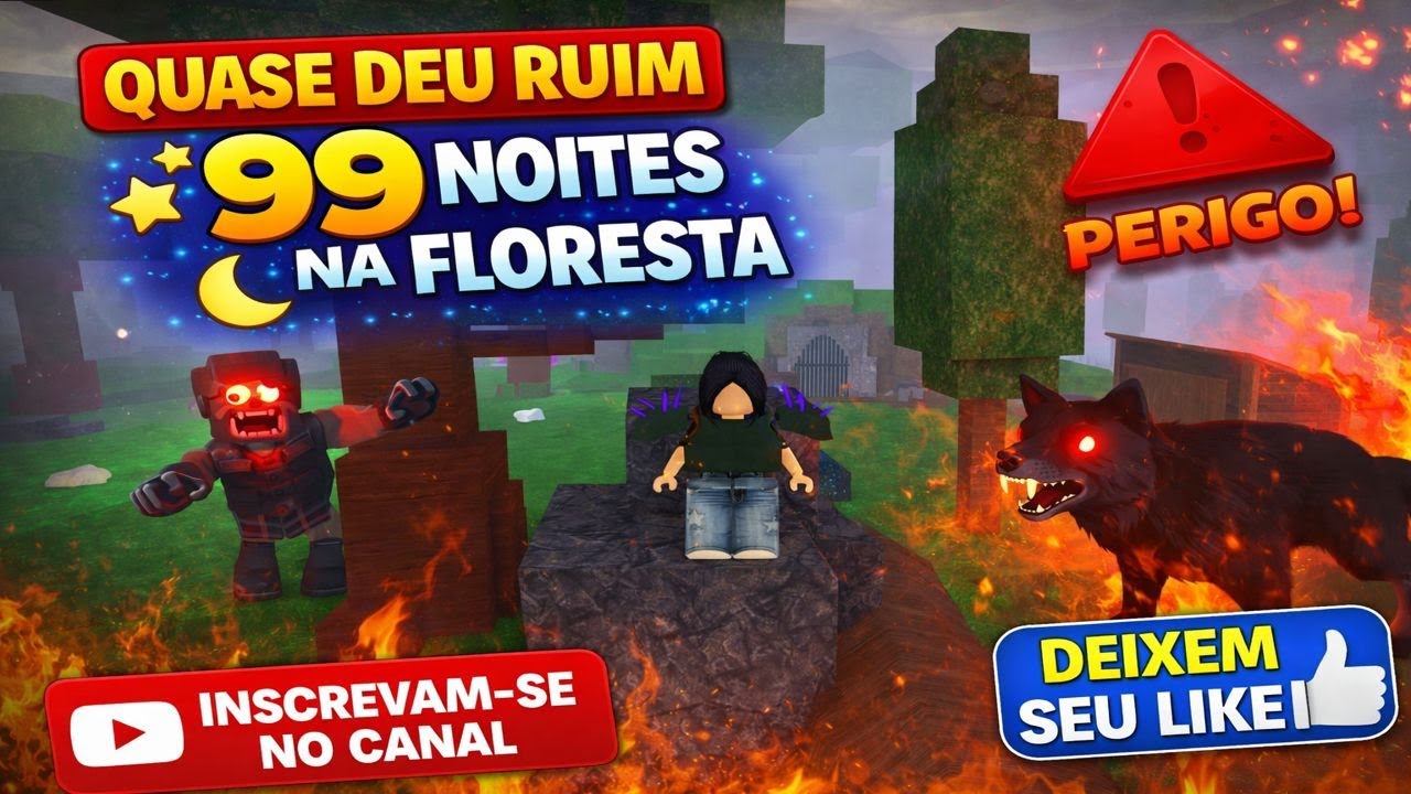 QUASE DEU RUIM NO 99 NOITES NA FLORESTA