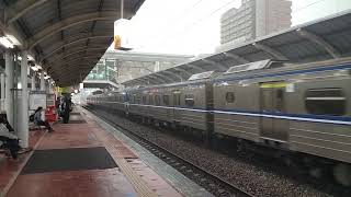 3187次區間車EMU500型腿斗六站進站(晚35分)