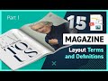 Anatomy of a magazine layout part 1  15 terms and definitions