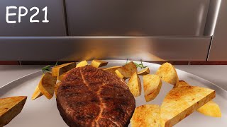 محاكاة الطبخ الحلقة 21: المكافأة 1 - [5 نجوم] شريحة لحم مع بطاطا مقلية screenshot 2