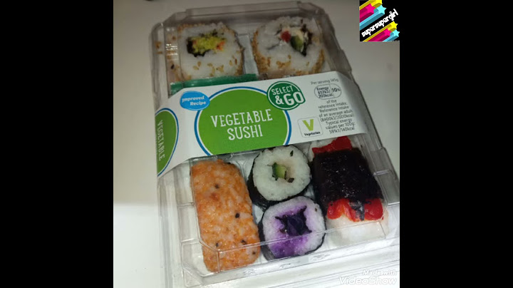 Lidl Duck & Chicken Sushi