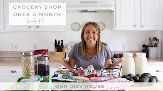 One Month Grocery Haul | How I Grocery Shop Once a Month for Family of 6