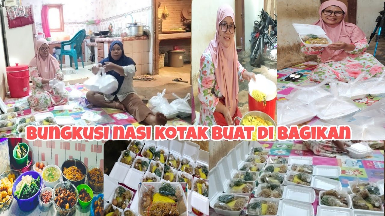 Sudah selesai nata makanan tinggal antar ke saudara dan tetangga sebelum waktunya buka puasa ⁉️