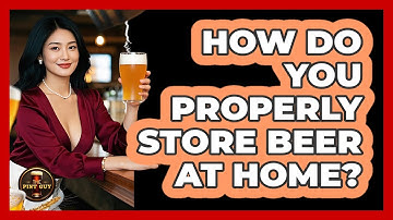 How Do You Properly Store Beer At Home? - The Pint Guy