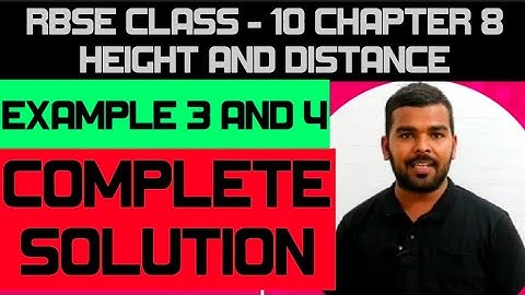 rbse class 10 maths Chapter 8 examples | rbse class 10 chapter 8 example 3 and 4 | rbse chapter 8