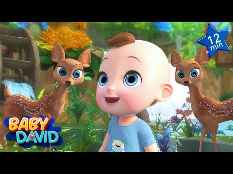 Baby David Loves Cleaning Up Trash + more Nursery Rhymes & Kids Songs