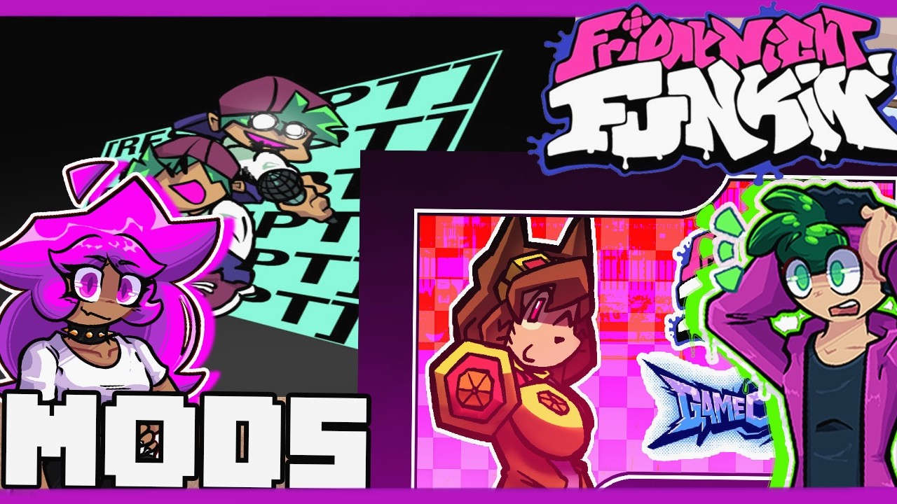 jogando Mods de fnf ([RESCRIPT], FNF x GameOverse...) - YouTube
