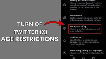 How to TURN OFF Twitter (X) Age Restrictions | 2025 ( New Update )