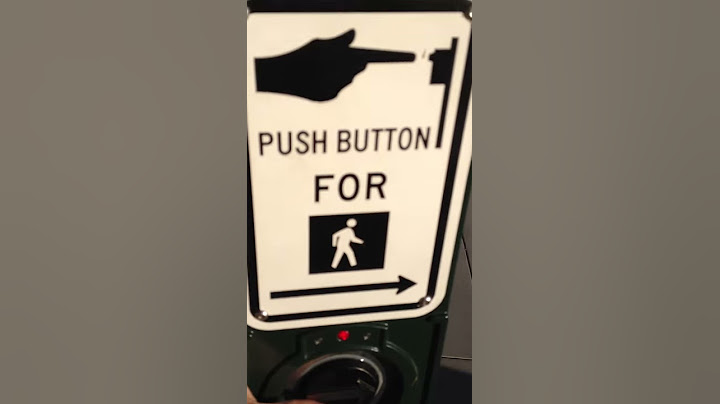 Wait to cross button press