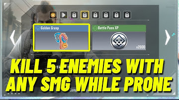 How to Get 5 kills with Any SMG while Prone Cod Mobile | Spray It, Don