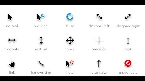 How to change mouse pointers in windows 7,8,10