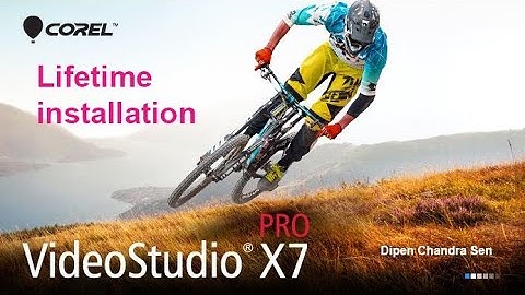 VideoStudio pro X7।। Lifetime installation
