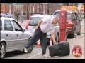 Impossibly Heavy Bag Gag - Funny Videos