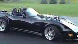 1200 BHP Twin supercharged 1974 Chevy Corvette